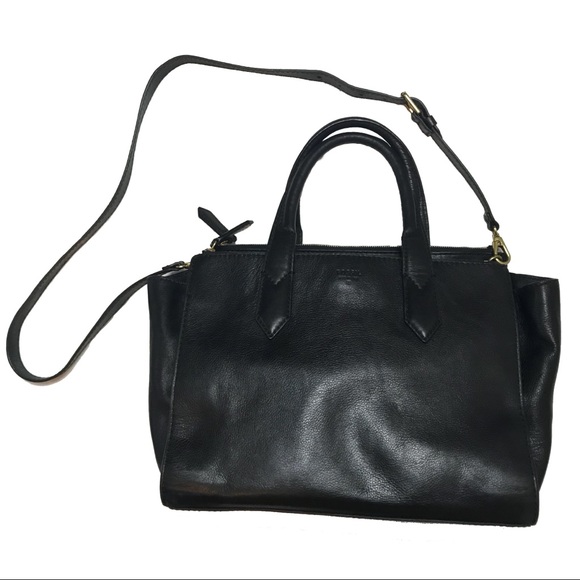 Fossil Handbags - Fossil Knox Leather Shopper Tote Purse Crossbody